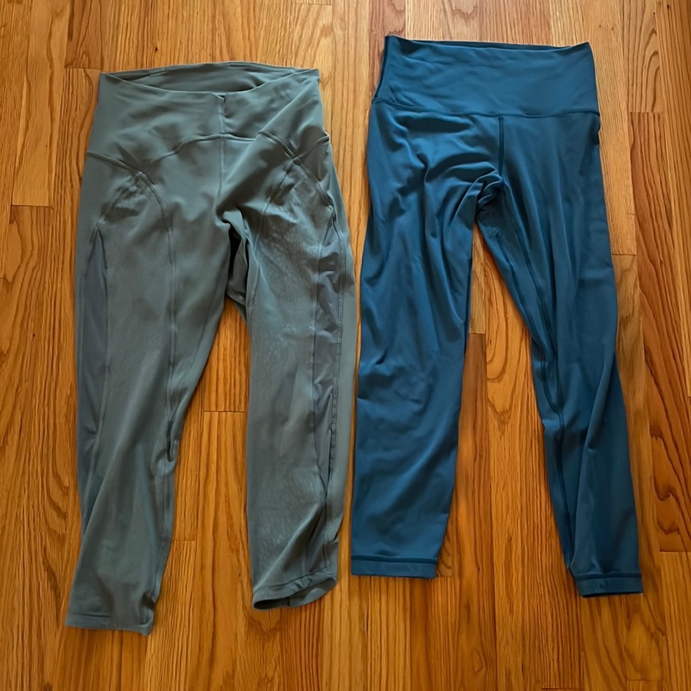 Lot of 2 Lululemon Crop pants